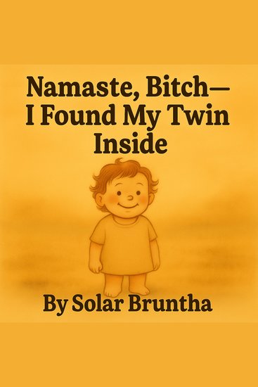 Namaste Bitch I Found My Twin Inside — A Baby’s Guide to Burning the Matrix - Kundalini Chaos and Cutting the Crap - cover