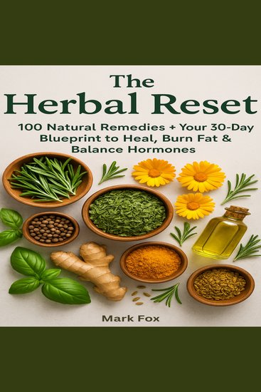 The Herbal Reset - 100 Natural Remedies + Your 30-Day Blueprint to Heal Burn Fat & Balance Hormones - cover