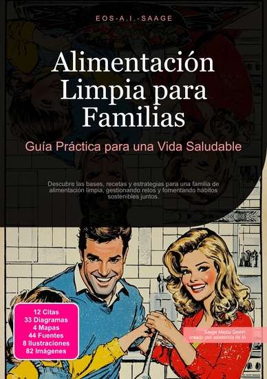 Alimentación Limpia para Familias - Guía Práctica para una Vida Saludable - cover