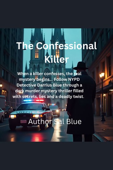 The Confessional Killer - When a killer confesses the real mystery begins Follow NYPD Detective Darrius Blue through a dark murder mystery thriller filled with secrets lies and a deadly twist - cover