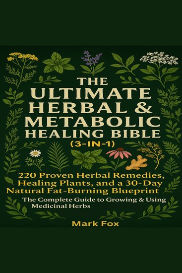 Ultimate Herbal & Metabolic Healing Bible The (3-in-1) - 220 Proven Herbal Remedies Healing Plants and a 30-Day Natural Fat-Burning Blueprint: The Complete Guide to Growing & Using Medicinal Herbs - cover