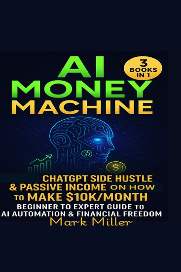 AI Money Machine - 3-in-1 ChatGPT Side Hustle & Passiv Income on how to Make $10K Month – Beginner to Expert Guide to AI Automation & Financial Freedom - cover