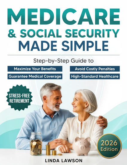 Medicare & Social Security Made Simple - Step-by-Step Guide to Maximize Your Benefits Avoid Costly Penalties and Guarantee Medical Coverage High-Standard Healthcare and a Stress-Free Retirement - cover