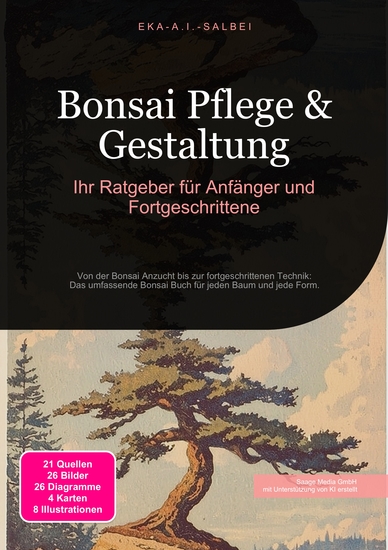 Bonsai Pflege & Gestaltung - Ihr Ratgeber für Anfänger und Fortgeschrittene - cover