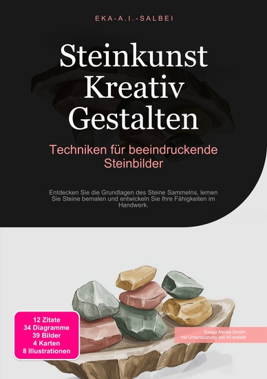 Steinkunst Kreativ Gestalten - Techniken für beeindruckende Steinbilder - cover