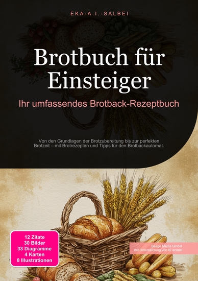 Brotbuch für Einsteiger - Ihr umfassendes Brotback-Rezeptbuch - cover