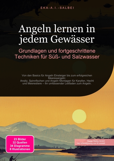Angeln lernen in jedem Gewässer - Grundlagen und fortgeschrittene Techniken für Süß- und Salzwasser - cover