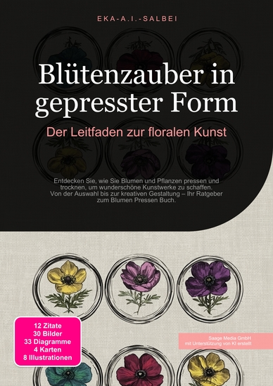 Blütenzauber in gepresster Form - Der Leitfaden zur floralen Kunst - cover