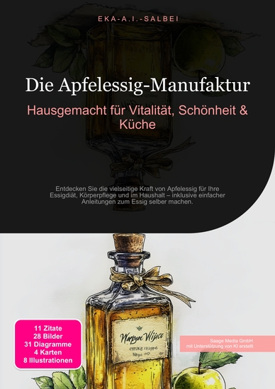 Die Apfelessig-Manufaktur - Hausgemacht für Vitalität Schönheit & Küche - cover