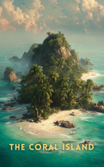 The Coral Island (Illustrated) - A Tale of the Pacific Ocean - cover