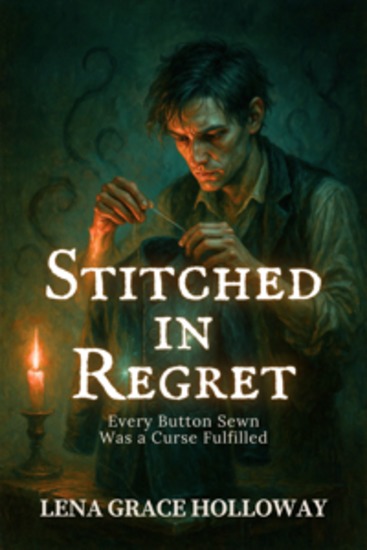 Stitched in Regret - Every Button Sewn Was a Curse Fulfilled - cover