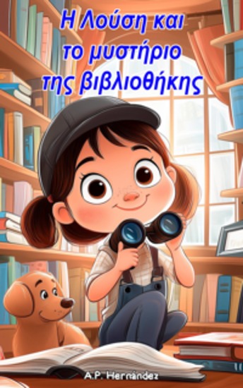 Η Λούση Και Το Μυστήριο Της Βιβλιοθήκης - Παιδικό Βιβλίο Ηλικίας Από 6 Ετών Και Άνω - cover