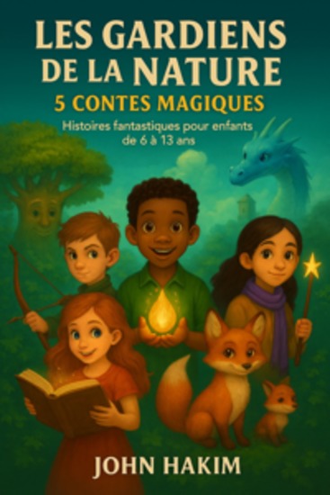 Les Gardiens de la Nature - 5 Contes Magiques - Histoires fantastiques pour enfants de 6 à 13 ans - cover