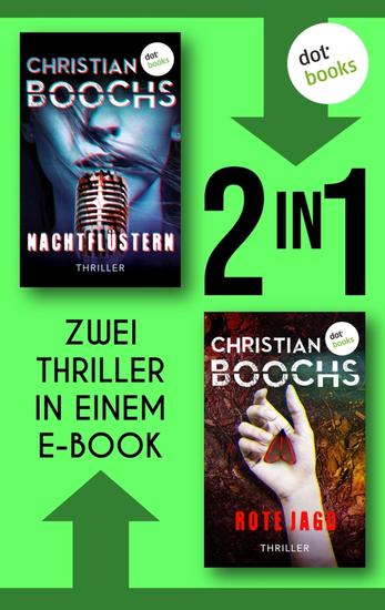 Nachtflüstern & Rote Jagd - Zwei Thriller in einem eBook – Psychospannung für Fans von Arno Strobel - cover