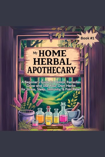 My Home Herbal Apothecary - A Beginner's Guide to Holistic Remedies - Grow and Use Your Own Herbs for Stress Sleep Immunity & Pain Relieff - cover