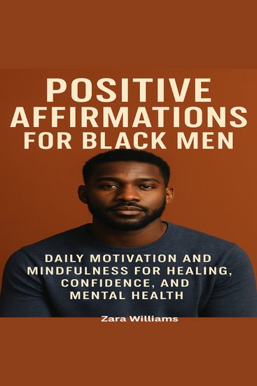 Positive Affirmations for Black Men - Daily Motivation and Mindfulness for Healing Confidence and Mental Health - cover