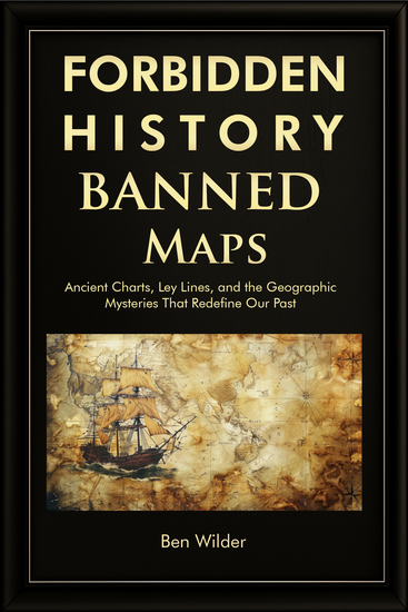 Forbidden History Banned Maps - Ancient Charts Ley Lines and the Geographic Mysteries That Redefine Our Past — A Captivating Visual History Gift and Trivia Book for Adults and Men - cover