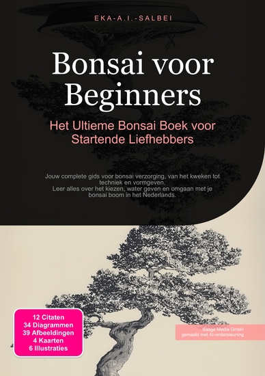 Bonsai voor Beginners - Het Ultieme Bonsai Boek voor Startende Liefhebbers - cover