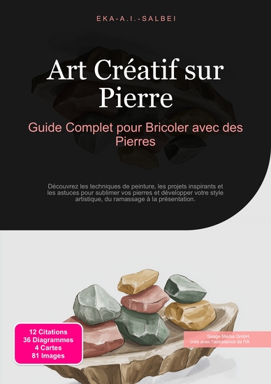 Art Créatif sur Pierre - Guide Complet pour Bricoler avec des Pierres - cover