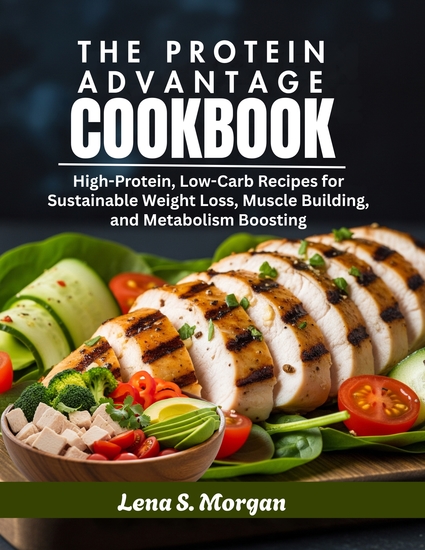 The Protein Advantage Cookbook - High-Protein Low-Carb Recipes for Sustainable Weight Loss Muscle Building and Metabolism Boosting - cover
