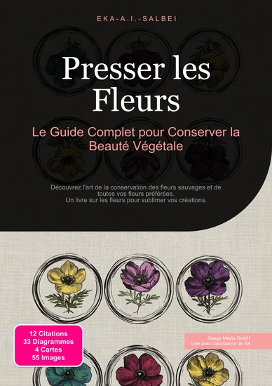 Presser les Fleurs - Le Guide Complet pour Conserver la Beauté Végétale - cover