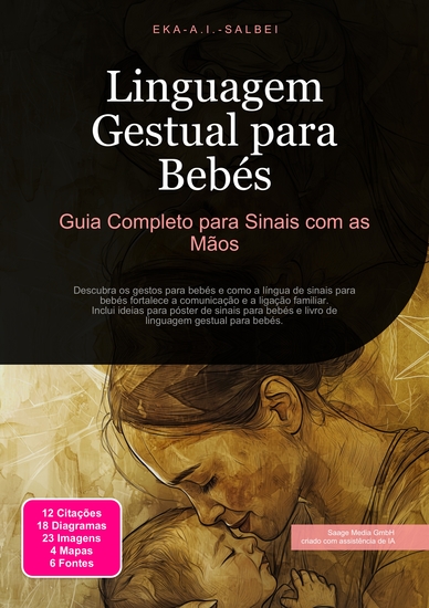 Linguagem Gestual para Bebés - Guia Completo para Sinais com as Mãos - cover