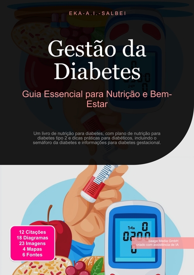Gestão da Diabetes - Guia Essencial para Nutrição e Bem-Estar - cover
