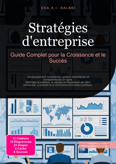 Stratégies d'entreprise - Guide Complet pour la Croissance et le Succès - cover