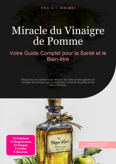 Miracle du Vinaigre de Pomme - Votre Guide Complet pour la Santé et le Bien-être - cover