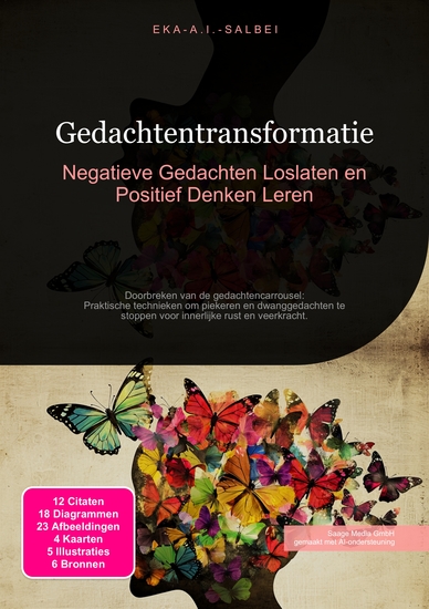 Gedachtentransformatie - Negatieve Gedachten Loslaten en Positief Denken Leren - cover