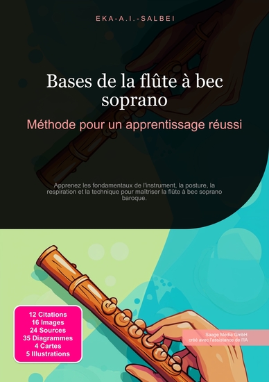 Bases de la flûte à bec soprano - Méthode pour un apprentissage réussi - cover
