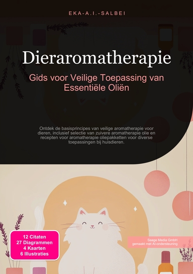 Dieraromatherapie - Gids voor Veilige Toepassing van Essentiële Oliën - cover