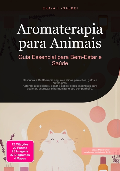 Aromaterapia para Animais - Guia Essencial para Bem-Estar e Saúde - cover