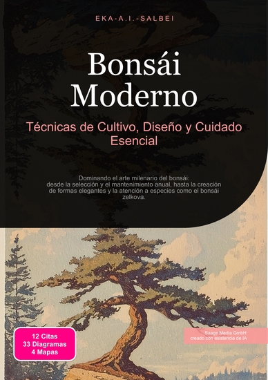 Bonsái Moderno - Técnicas de Cultivo Diseño y Cuidado Esencial - cover