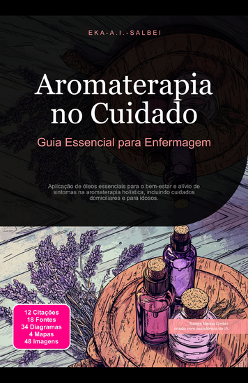 Aromaterapia no Cuidado - Guia Essencial para Enfermagem - cover