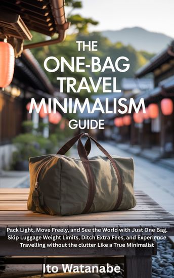 The One-Bag Travel Minimalism Guide - Pack Light Move Freely and See the World with Just One Bag Skip Luggage Weight Limits Ditch Extra Fees and Experience Travelling without the clutter Like a True Minimalist - cover