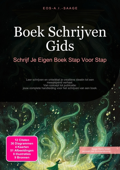 Boek Schrijven Gids - Schrijf Je Eigen Boek Stap Voor Stap - cover