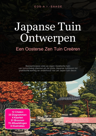 Japanse Tuin Ontwerpen - Een Oosterse Zen Tuin Creëren - cover