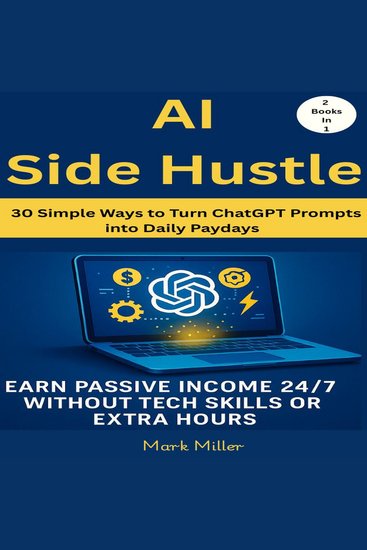 AI Side Hustle - 30 Simple Ways to Turn ChatGPT Prompts into Daily Paydays (2 Books in 1) Earn Passive Income 24 7 Without Tech Skills or Extra Hours - cover