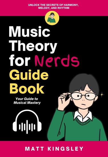 Music Theory For Nerds Guide Book - Music Theory Guidebook Beginner Music Theory Book Music Theory for Songwriters Learn Music Theory Easy - cover