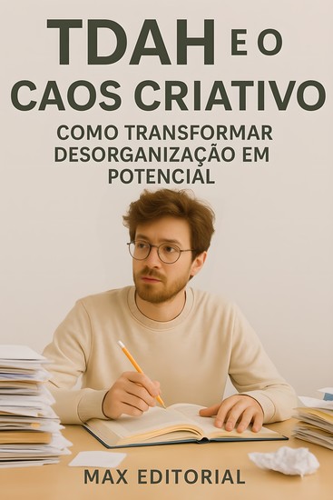 TDAH e o Caos Criativo Como Transformar Desorganizaç¦o em Potencial - cover
