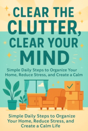 Clear the Clutter Clear Your Mind Simple Daily Steps to Organize Your Home Reduce Stress and Create a Calm Life - cover