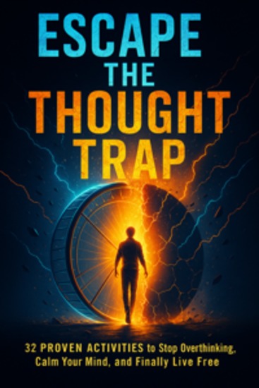 Escape the Thought Trap - 32 Proven Activities to Stop Overthinking Calm Your Mind and Finally Live Free - cover