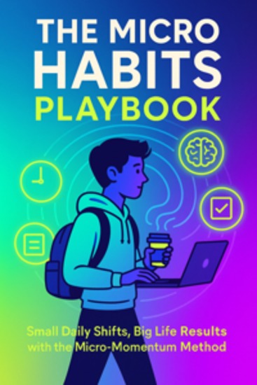 The Micro Habits Playbook: Small Daily Shifts Big Life Results with the Micro-Momentum Method - cover