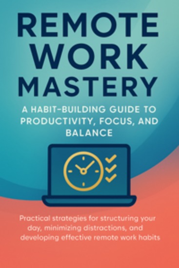 Remote Work Mastery: A Habit-Building Guide to Productivity Focus and Balance - cover