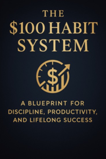 The $100 Habit System A Blueprint for Discipline Productivity and Lifelong Success - cover