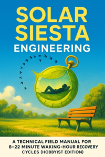 Solar Siesta Engineering: A Technical Field Manual for 8–22 Minute Waking‑Hour Recovery Cycles - cover