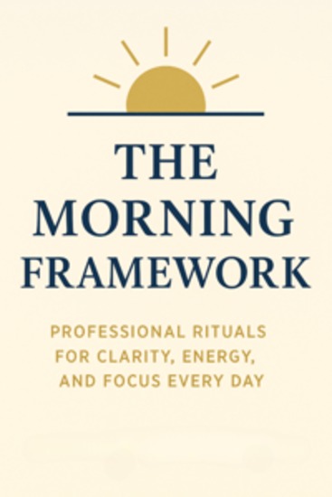 The Morning Framework: Professional Rituals for Clarity Energy and Focus Every Day - cover