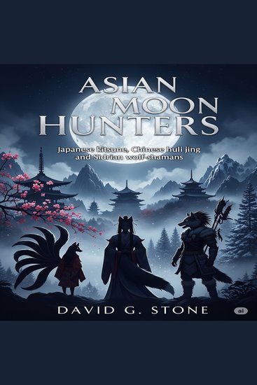 Asian Moon Hunters - Japanese kitsune Chinese huli jing and Siberian wolf-shamans - cover