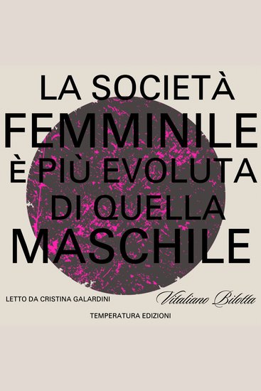 La società femminile è più evoluta di quella maschile - cover